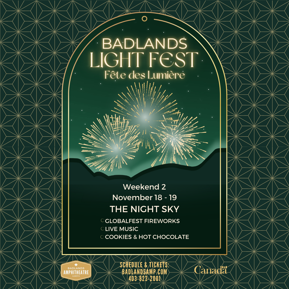2022 Badlands Lightfest Fireworks: Weekend 2
