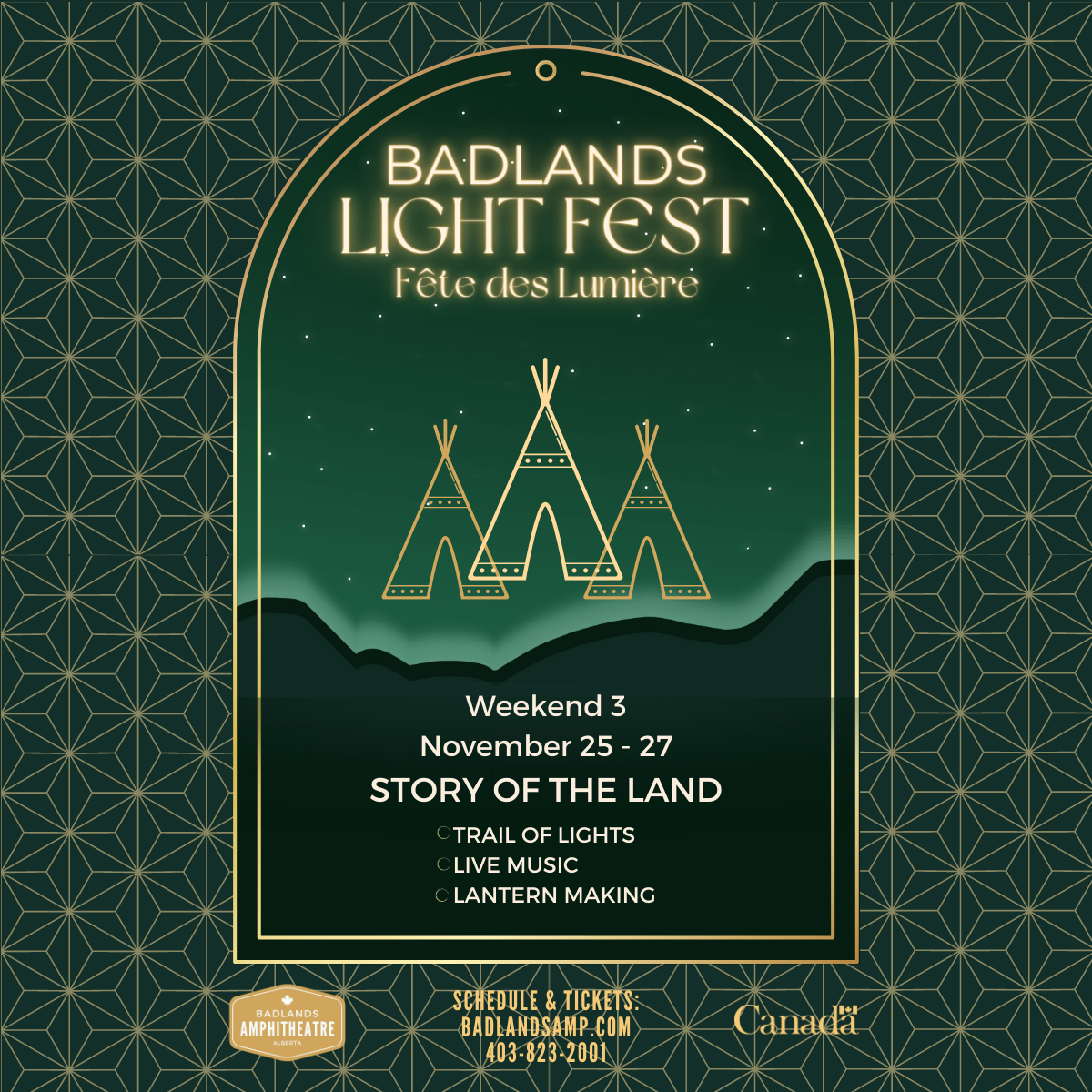 2022 Badlands Lightfest: Weekend 3