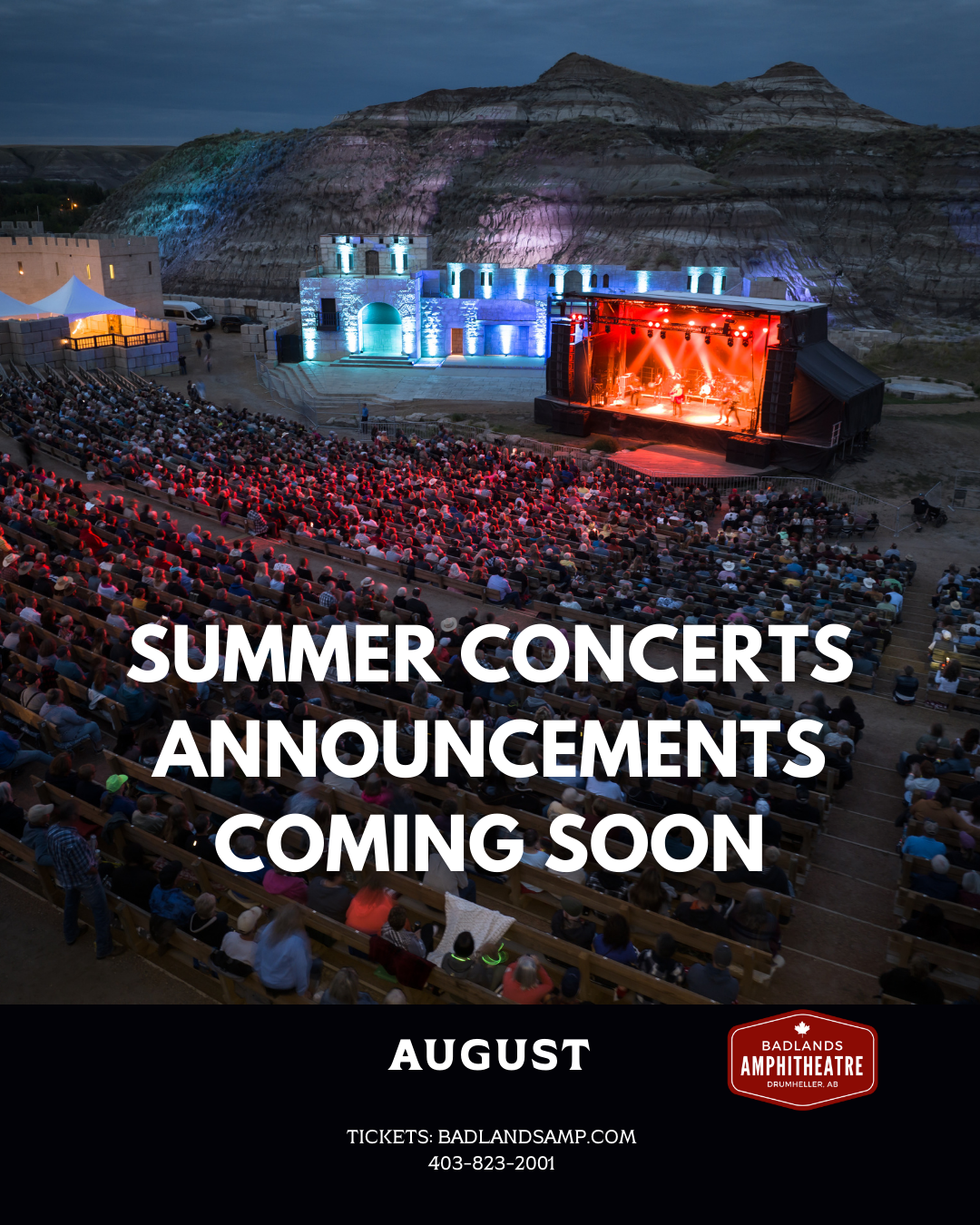 CONCERT ANNOUNCEMENTS