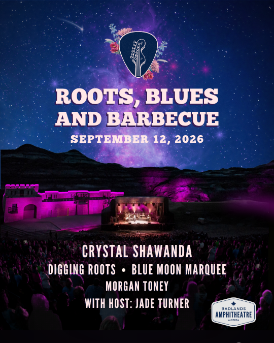 Roots, Blues & Barbecue September 12, 2026 event artwork from Badlands Amphitheatre